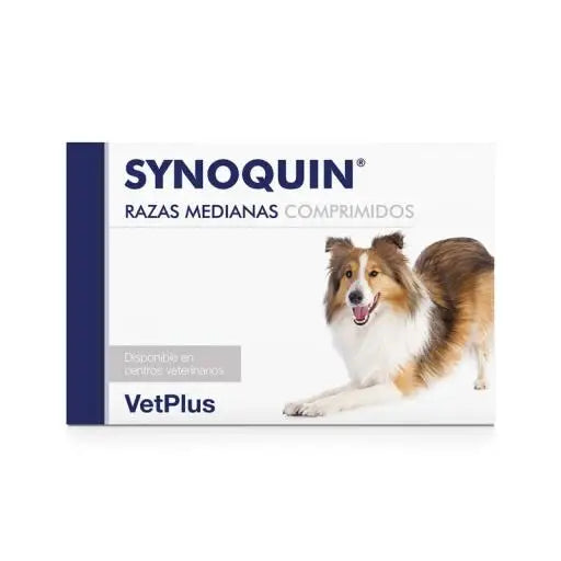 Vetplus Synoquin EFA - Condroprotector Articular en Cápsulas para Perros Medianos - 120 Cápsulas
