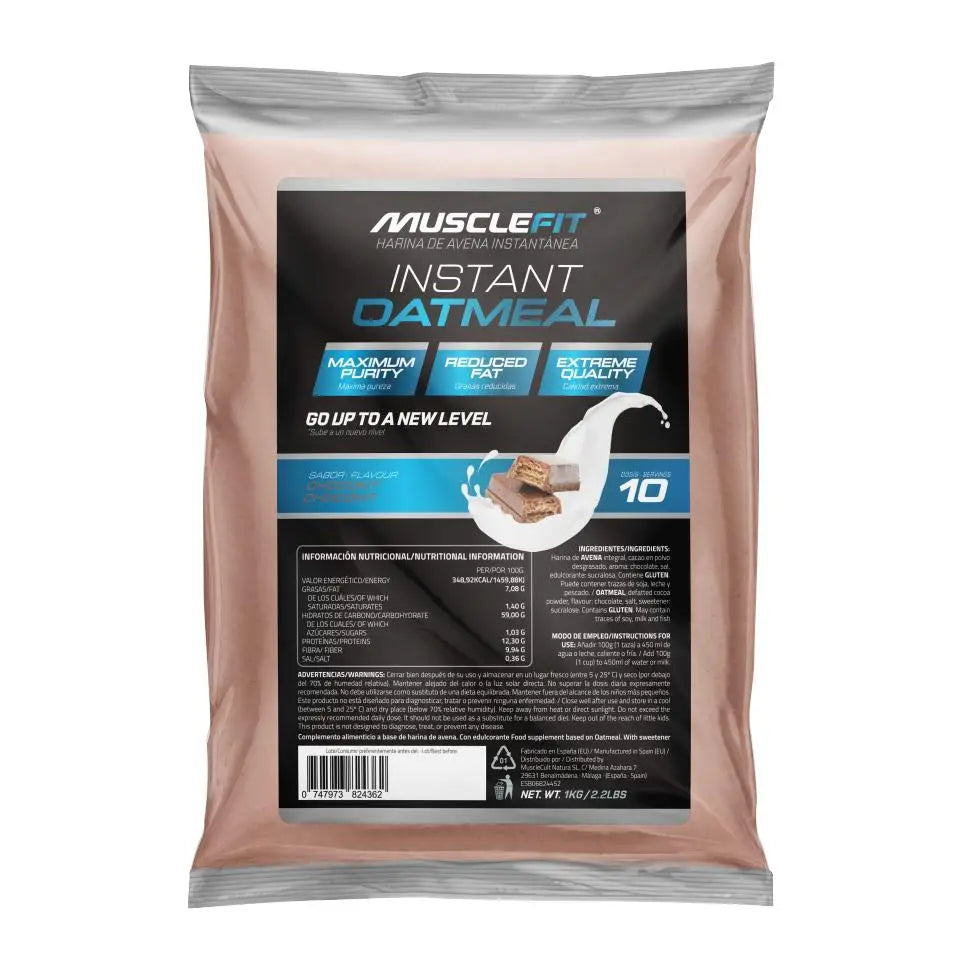 Oatmeal 1 kg - musclefit │ Oatmeal │ Low fat │ Quality │ Oatmeal │ Musclecult corner