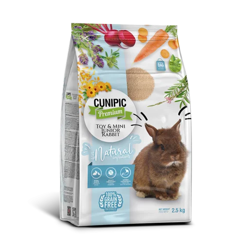 Cunipic Pienso Completo para Conejos Baby, Mini y Supertoy - 2.5 kg