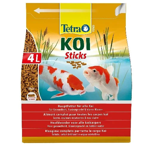 TETRA Pond Koi Sticks - Alimento para Carpas Koi, 4 L