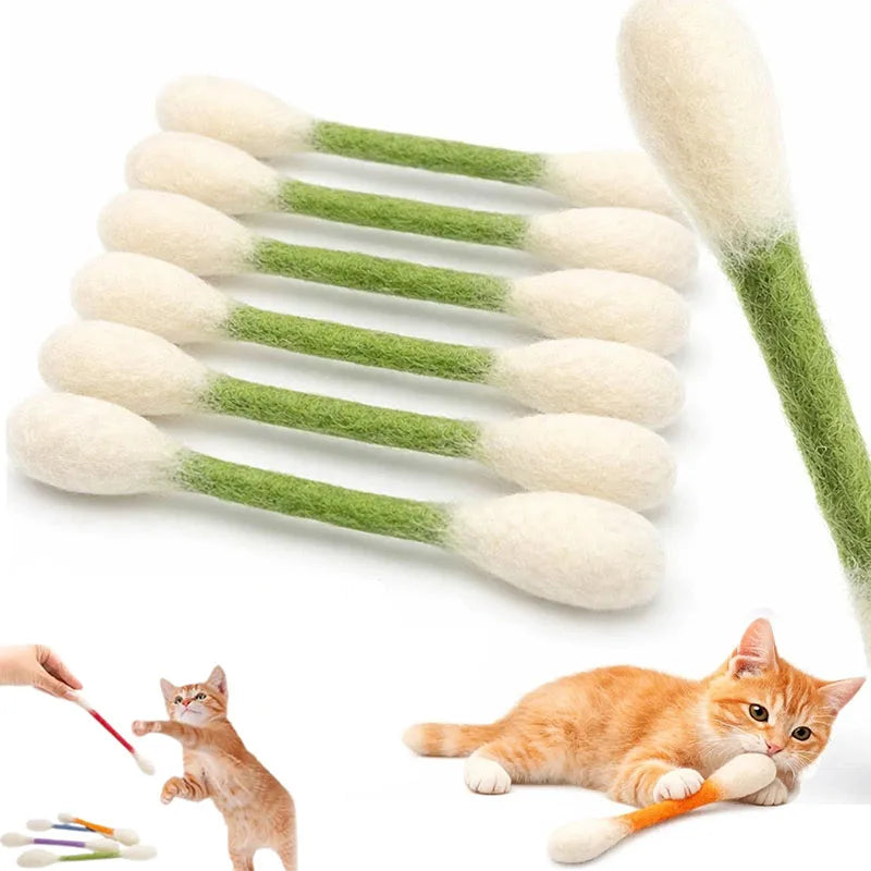 Palitos de Catnip para Gatos - Juguete Masticable Antiaburrimiento, Pack de 6