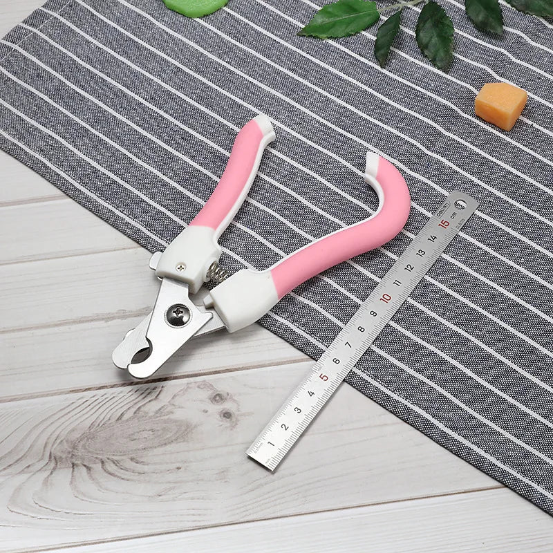 Cortaúñas Curvo para Perros y Gatos - Mango Ergonómico, Tallas S y L