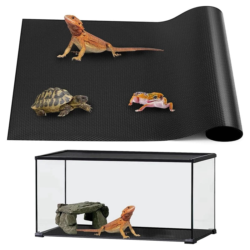 Alfombra de Terrario para Reptiles - Sustrato Decorativo para Gecko Leopardo, Lagartos, Serpientes y Tortugas
