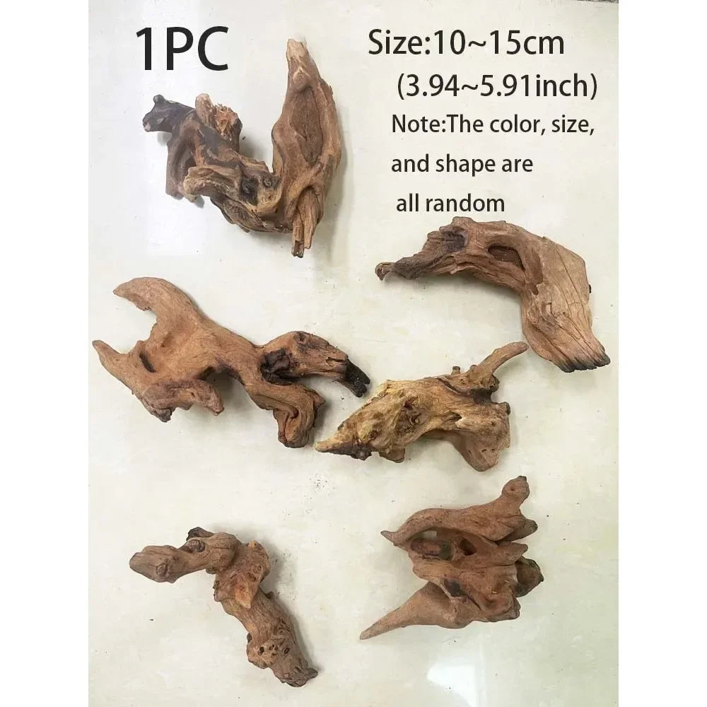 Madera Natural Hundible para Acuario - Decoración de Plantas Acuáticas