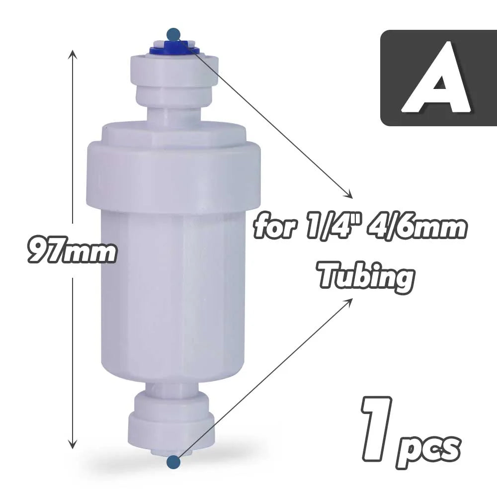 Microfiltro de Conexión Rápida para Riego - Filtro de Acero Inoxidable 40 μm