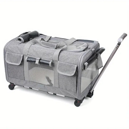Maleta Trolley XL 🧳 – Desmontable y Plegable para Perros y Gatos