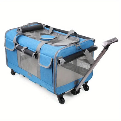 Maleta Trolley XL 🧳 – Desmontable y Plegable para Perros y Gatos