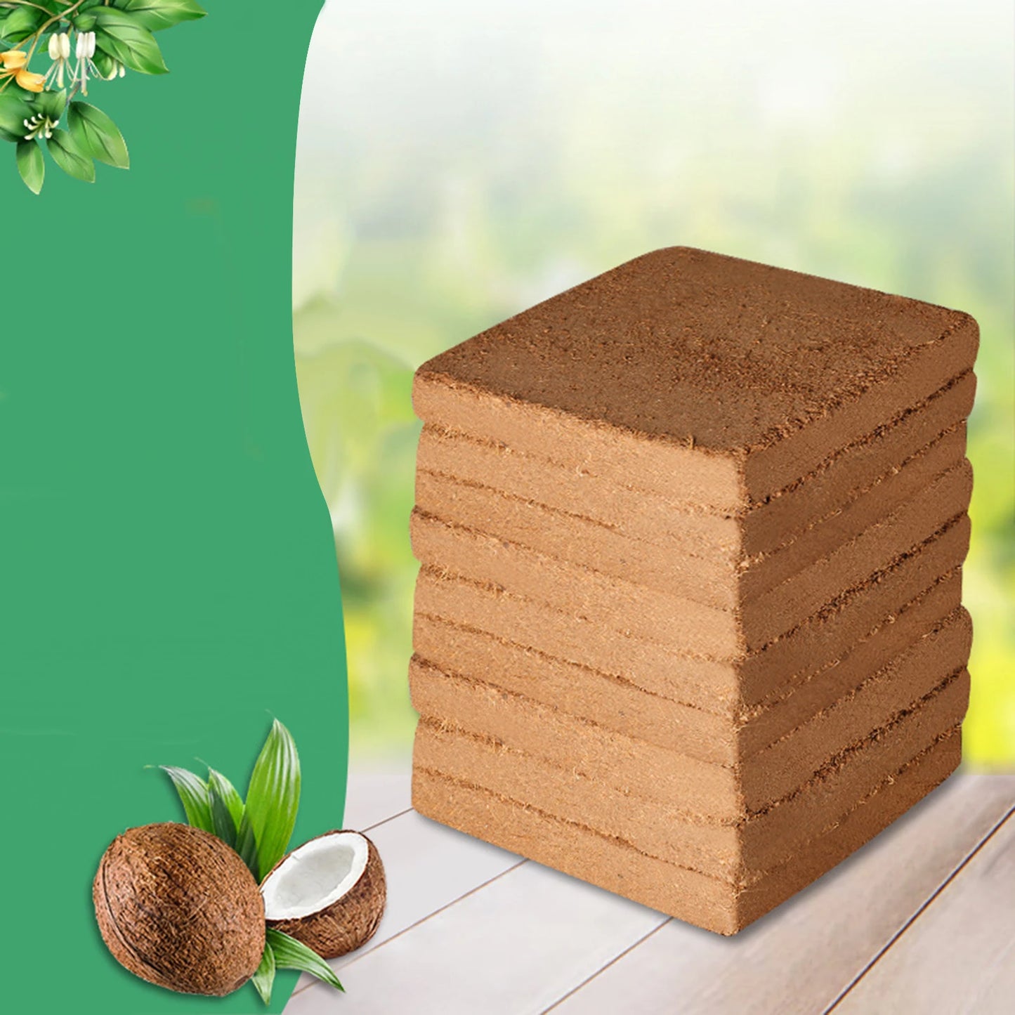 Sustrato de Fibra de Coco para Terrario - Tierra de Coco para Cultivo, Cama de Lombrices y Compostaje
