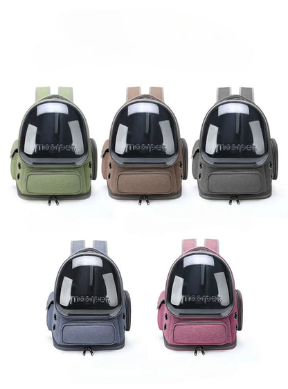 Mochila Cápsula de Viaje 🚀 – Ligera y Transpirable para Gatos