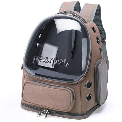 Mochila Cápsula de Viaje 🚀 – Ligera y Transpirable para Gatos