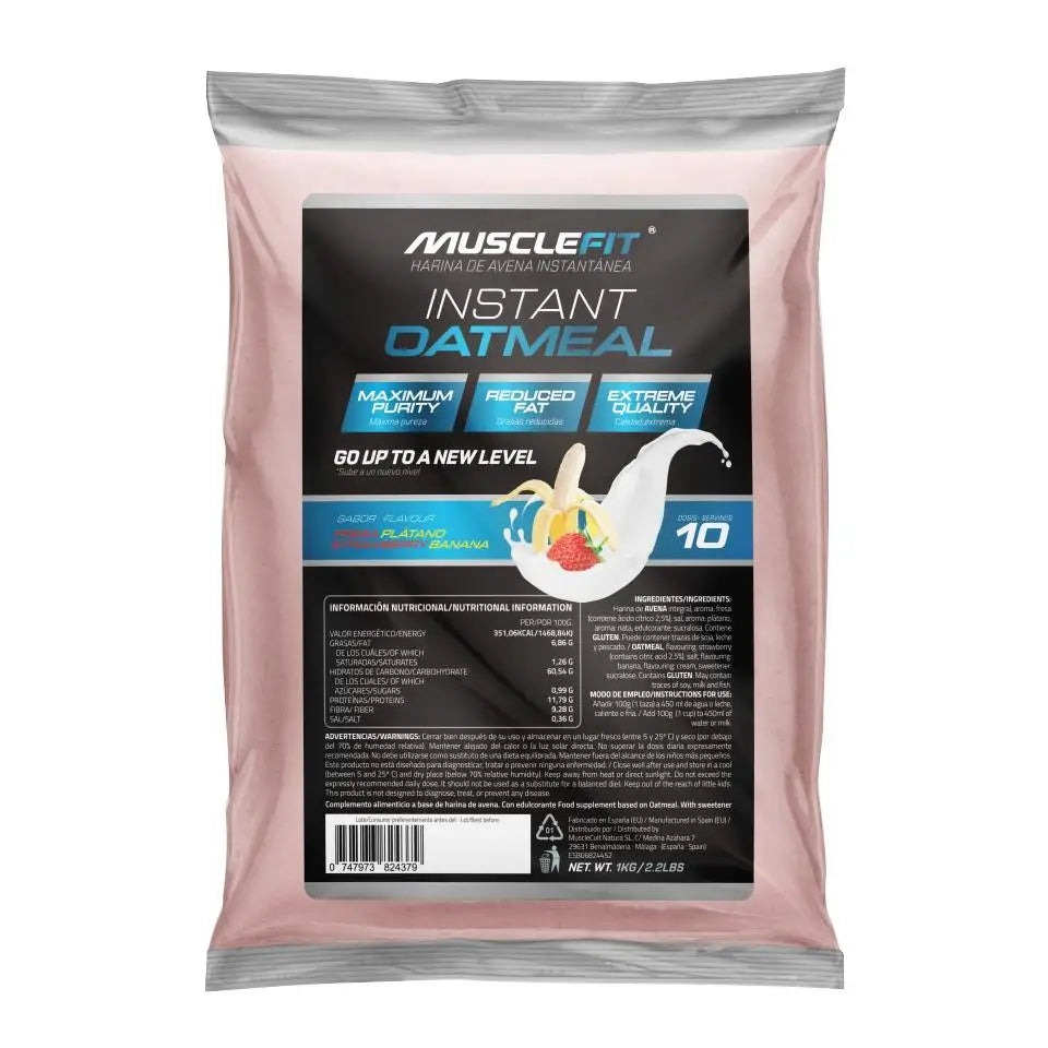 Oatmeal 1 kg - musclefit │ Oatmeal │ Low fat │ Quality │ Oatmeal │ Musclecult corner