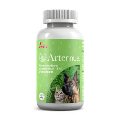 Artennua Artemisia Annua 🛡️ – 90 Cápsulas para el Sistema Inmunitario de Perros y Gatos