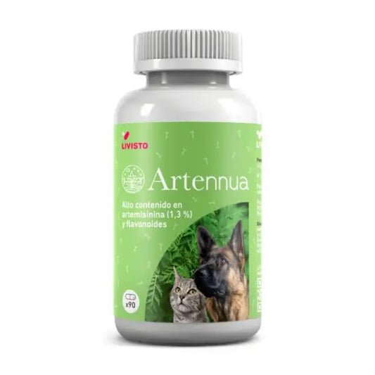 Artennua Livisto Artemisia Annua - 90 Cápsulas para Perros y Gatos - Sistema Inmunitario