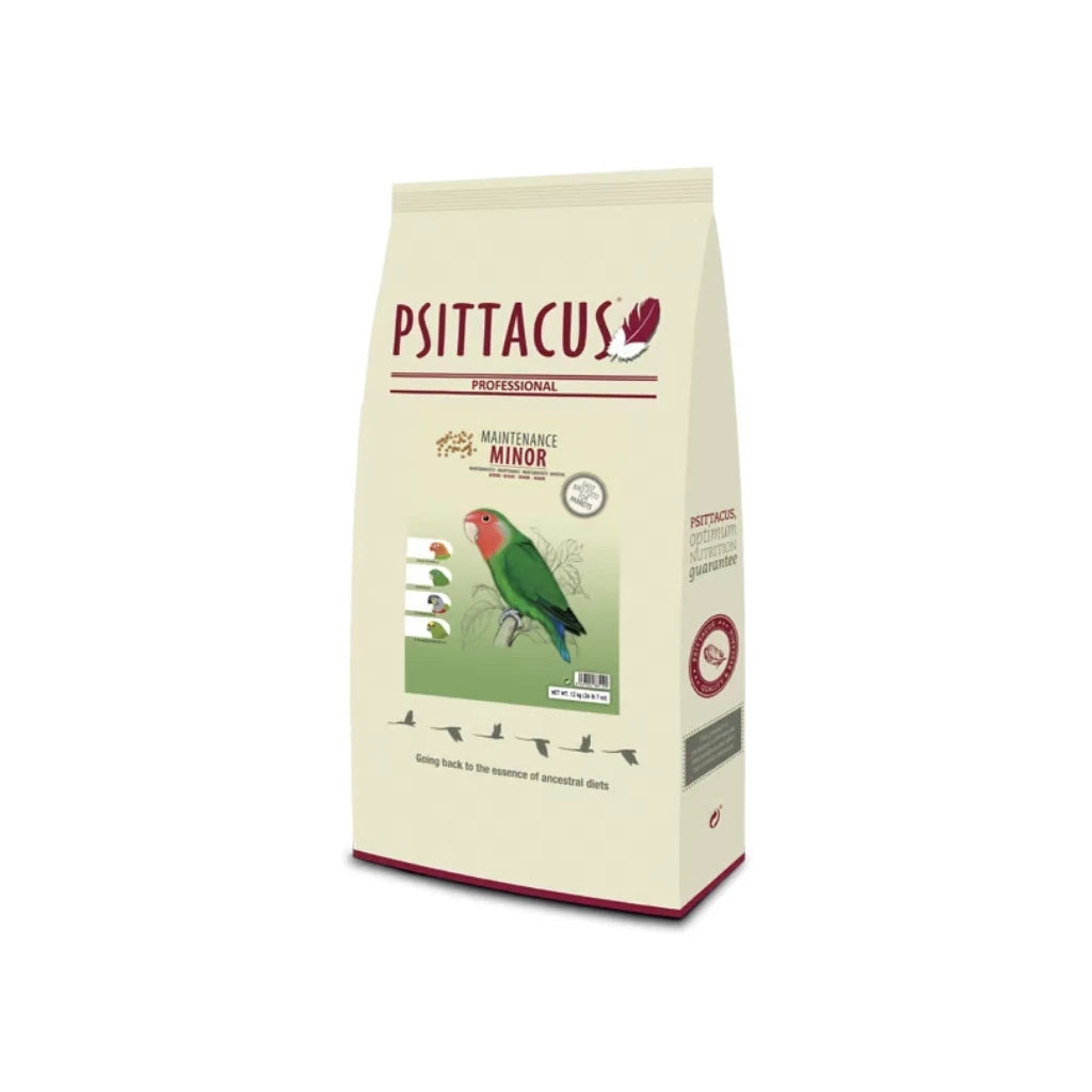 Psittacus Minor - Pienso de Mantenimiento para Aves Pequeñas (450g, 3kg, 12kg)