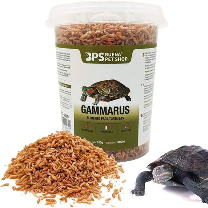 Comida BPS para Tortugas Acuáticas 🐢 – Gammarus y Sticks (Varios Tamaños)
