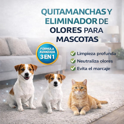 Limpiador Enzimático Quitamanchas y Olores 🧼 – Para Mascotas (5 L)