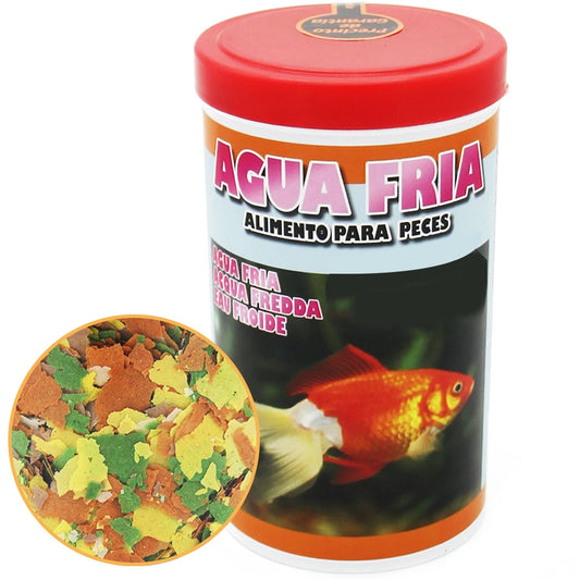 Alimento Completo para Peces de Agua Fría - Fórmula Balanceada, 1000 ml / 160 g