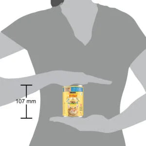 Friskies Trozos en Salsa 🐟 – Salmón, Atún y Verduras, Alimento Completo para Gatos (400 g)