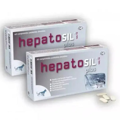 Farmadiet Hepatosil Plus 🌿 – Suplemento Hepático para Gatos y Perros Pequeños (30 Comprimidos)
