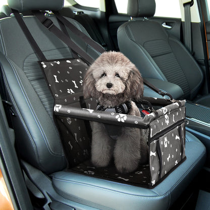 Nobleza Asiento de Coche Elevador 🚗 – Plegable y Lavable para Perros y Gatos