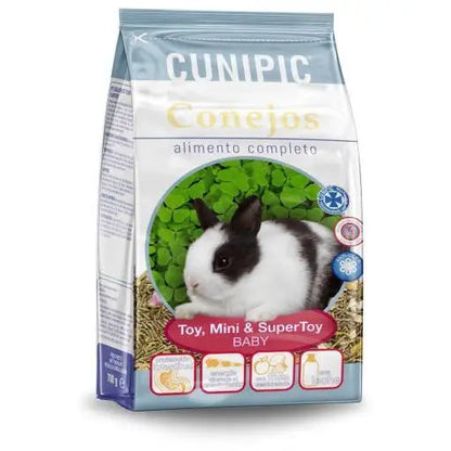 Cunipic Pienso Completo 🐰 – Para Conejos Baby, Mini y Supertoy (2,5 kg)
