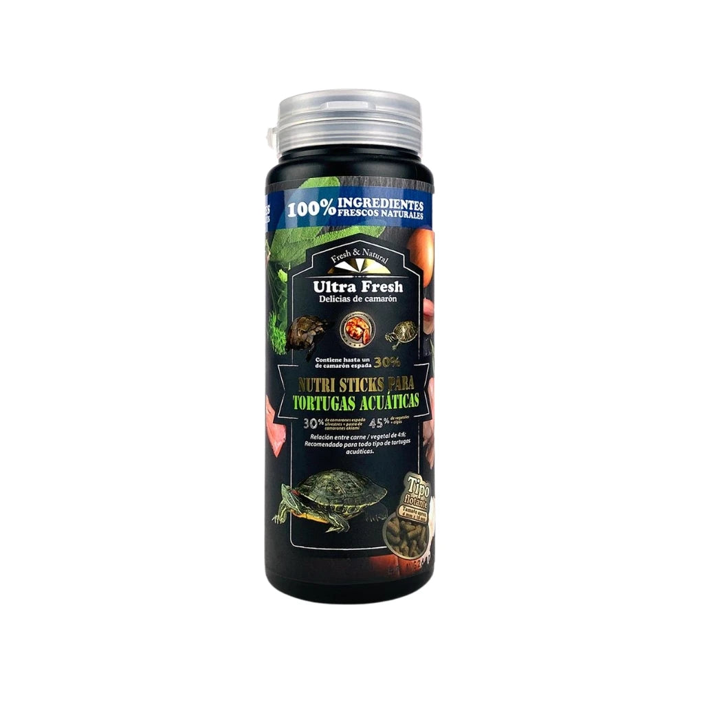 Azoo Ultra Fresh Turtle Nutri Stick - Alimento Completo para Tortugas Acuáticas