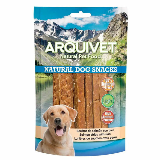 Arquivet Barritas de Salmón 🐟 – Snack Ligero para Perros (100 g)