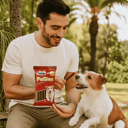 Snack Twinky 🐑 – Barritas Blandas de Cordero y Arroz para Perros (160 g)