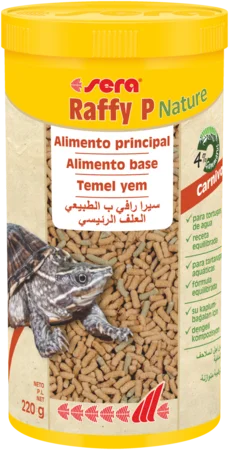 Sera Raffy P Nature 🐢 – Alimento Completo para Tortugas Acuáticas (55 g)