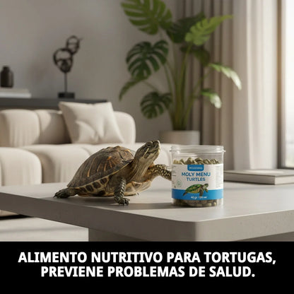 Moly Turtle Menu 🐢 – Alimento para el Correcto Desarrollo del Esqueleto de la Tortuga