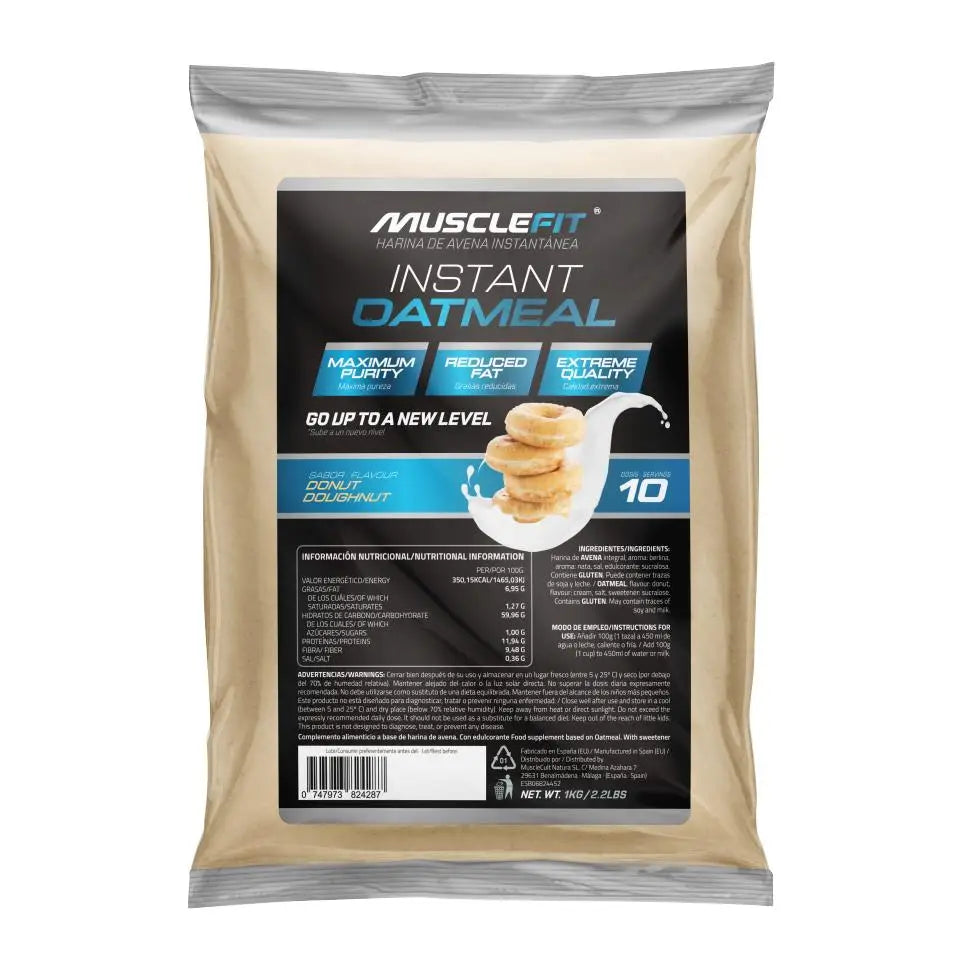 Oatmeal 1 kg - musclefit │ Oatmeal │ Low fat │ Quality │ Oatmeal │ Musclecult corner