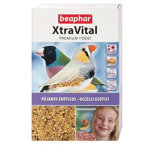 Beaphar Xtravital - Mezcla de Semillas para Aves Tropicales 500g