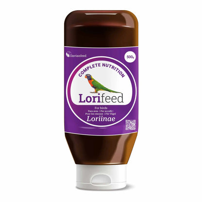 Lorifeed 🌺 – Néctar Completo Natural para Aves Nectarívoras (500 g)