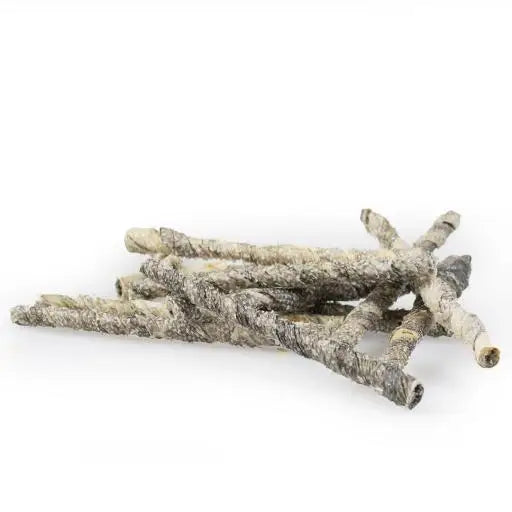 Duvo+ Snacks de Piel de Bacalao 🐟 – Ricos en Omega 3 para Perros (100 g)