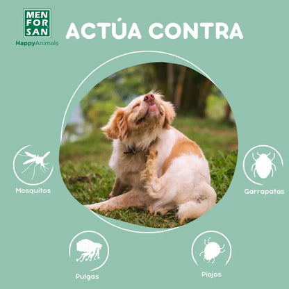 Menforsan Champú Repelente Natural 🌿 – Con Citronela para Perros