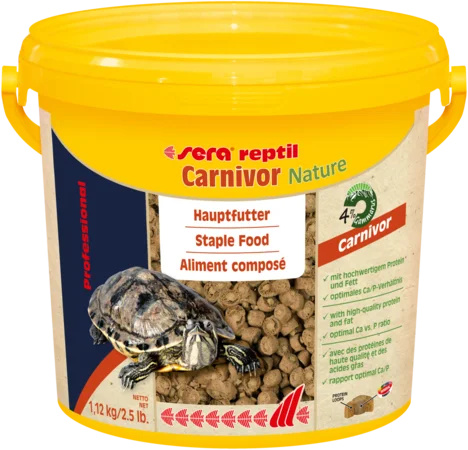 Sera Reptile Professional Carnivor Nature - Alimento Bicomponente para Reptiles Carnívoros - 310 g