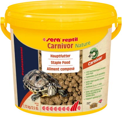 Sera Reptile Professional Carnivor Nature 🦎 – Alimento Bicomponente para Reptiles Carnívoros (310 g)