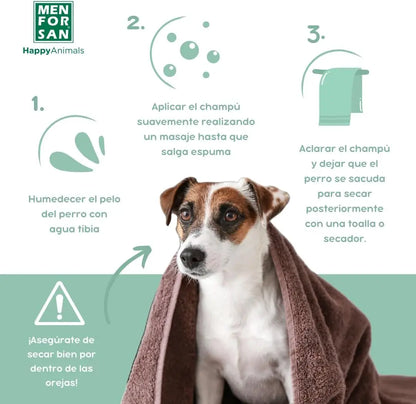 Menforsan Champú Repelente Natural 🌿 – Con Citronela para Perros