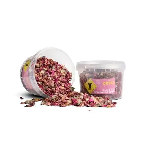 Snack de Pétalos de Rosa Miniorycs para Conejos y Roedores - 45 g
