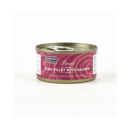 Fish4Cats Finest Atún con Salmón 🐟 – Alimento Complementario para Gatos (70 g)