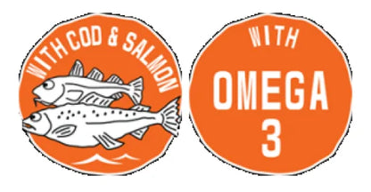 Duvo+ Snacks de Piel de Bacalao 🐟 – Ricos en Omega 3 para Perros (100 g)