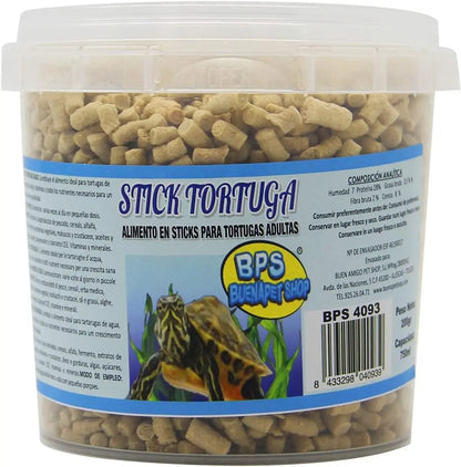 Comida BPS para Tortugas Acuáticas 🐢 – Gammarus y Sticks (Varios Tamaños)