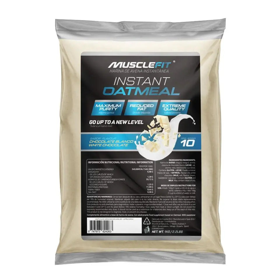 Oatmeal 1 kg - musclefit │ Oatmeal │ Low fat │ Quality │ Oatmeal │ Musclecult corner