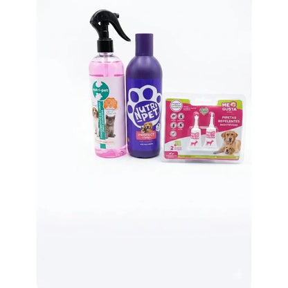 Pack Xkuty Higiene y Protección 🧴 – Champú, Desodorante y Pipetas Antiparasitarias