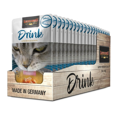 Leonardo Drink Sopa de Salmón 🐟 – Para Gatos (20x40 g)