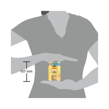 Friskies Trozos en Salsa 🐟 – Salmón, Atún y Verduras, Alimento Completo para Gatos (400 g)