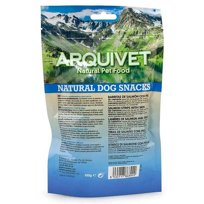 Arquivet Barritas de Salmón 🐟 – Snack Ligero para Perros (100 g)