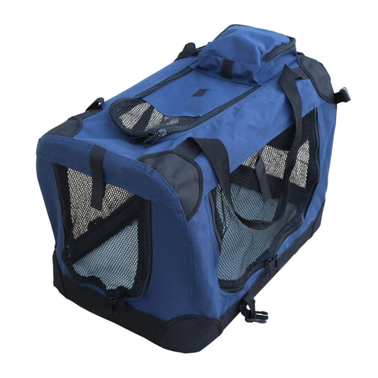 Transportín Plegable Yatek 🐾 – Doble Entrada para Perros (Talla S)