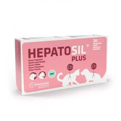 Farmadiet Hepatosil Plus 🌿 – Suplemento Hepático para Gatos y Perros Pequeños (30 Comprimidos)