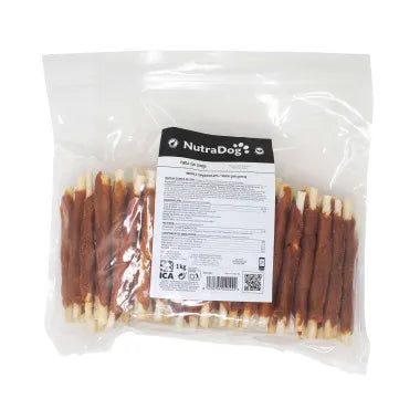 Palitos Nutradog de Conejo 🐕 – Snack Natural para Perros (1 kg, 12 cm)